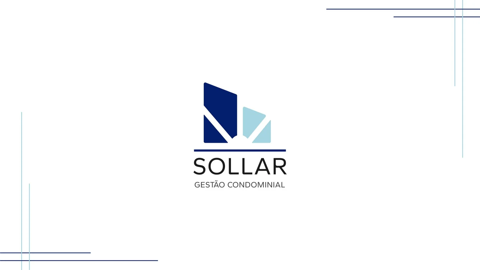 Logotipo Sollar na versão vertical